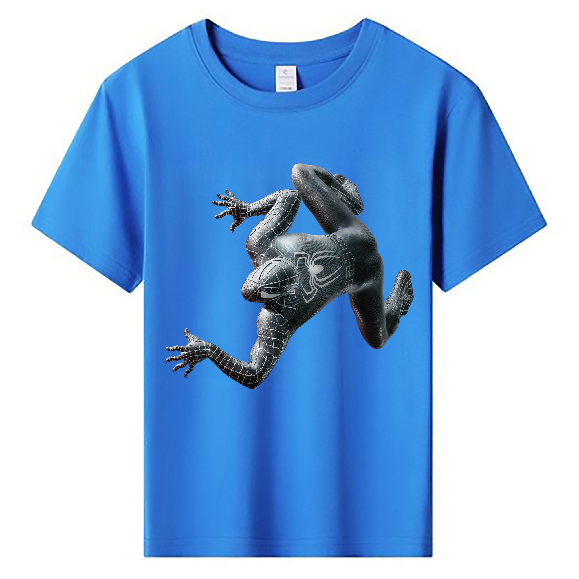 （画像用） Spider Man スパイダーマン 綿100％キッズTシャツ（フロントプリント）